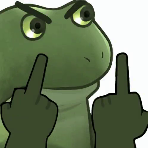 Worried Froge